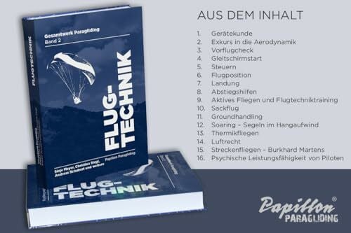 Andreas Schubert Gesamtwerk Paragliding - Band 2: Flugtechnik von Papillon Paragliding