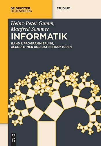 Sommer, Manfred Programmierung, Algorithmen und Datenstrukturen (De Gruyter Studium)