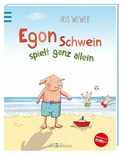 Wewer, Iris Egon Schwein spielt ganz allein