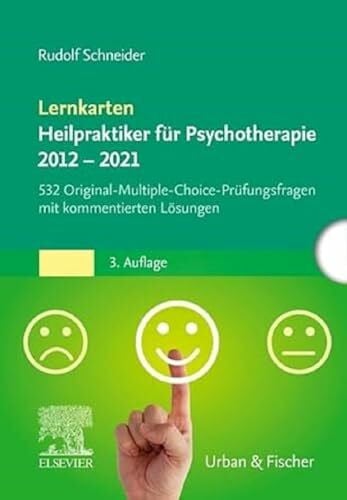 Schneider, Rudolf Lernkarten Heilpraktiker für Psychotherapie: 532 Original-Multiple-Choice-Prüfungsfragen mit kommentierten Lösungen