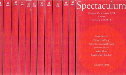 Spectaculum: Reprint der Bände 16-25 und Materialband (Suhrkamp Taschenbücher)