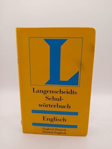 Unknown Langenscheidts Schulwörterbuch Englisch. Englisch- Deutsch / Deutsch- Englisch