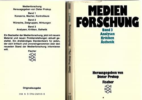 Prokop, Dieter Medienforschung
