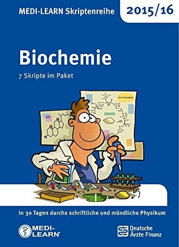 Lüdeling, Daniel MEDI-LEARN Skriptenreihe 2015/16: Biochemie im Paket: In 30 Tagen durchs schriftliche und mündliche Physikum (7 Skripte im Paket)