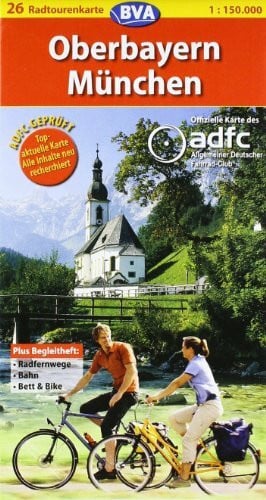 RADTOURENKARTE Adfc, 26 Oberbayern /München