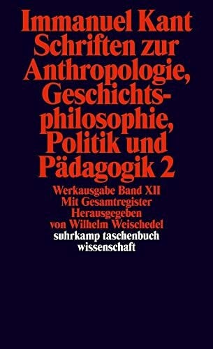 Weischedel, Wilhelm Suhrkamp Taschenbuch Wissenschaft Nr. 193: Schriften zur Anthropologie, Geschichtsphilosophie, Politik und Pädagogik 2 / Register zur Werkausgabe