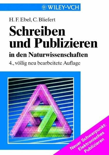 Bliefert, Claus Schreiben und Publizieren in den Naturwissenschaften