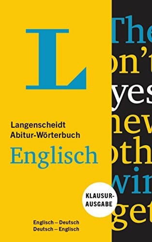 Langenscheidt, Redaktion Langenscheidt Abitur-Wörterbuch Englisch - Buch und App: Klausurausgabe, Englisch-Deutsch/Deutsch-Englisch (Langenscheidt Abitur-Wörterbücher)