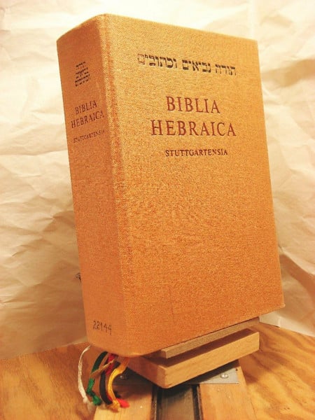 Editors K. Elliger; W. Rudolph BIBLIA HEBRAICA STUTTGARTNESIA