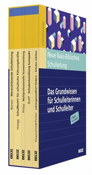 Burow, Olaf-Axel Neue Basis-Bibliothek Schulleitung: Das Grundwissen für Schulleiterinnen und Schulleiter. 5 Bände im Schuber