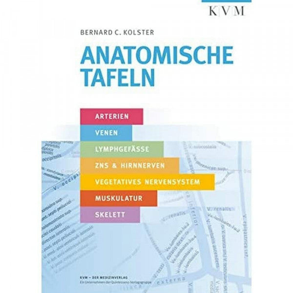 Kolster, Bernard C. Anatomische Tafeln: Arterien, Venen, Lymphgefäße, ZNS und Hirnnerven, Vegetatives Nervensystem, Muskulatur, Skelett