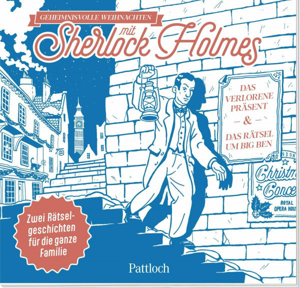 Teindl, Andreas Geheimnisvolle Weihnachten mit Sherlock Holmes: Das verlorene Präsent & Das Rätsel um Big Ben | Rätselbuch ab 8 Jahren | Das perfekte Geschenk für Fans von Rätseln und Sherlock Holmes