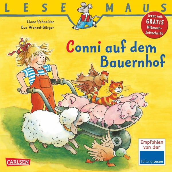 Liane Schneider LESEMAUS, Band 5: Conni auf dem Bauernhof: Eine Geschichte