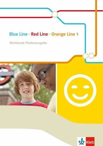 Klett Blue Line - Red Line - Orange Line 1: Workbook Förderausgabe Klasse 5: Begleitmaterial zu allen Klett Englischlerhwerken außer Green Line (Blue Line. Ausgabe ab 2014)