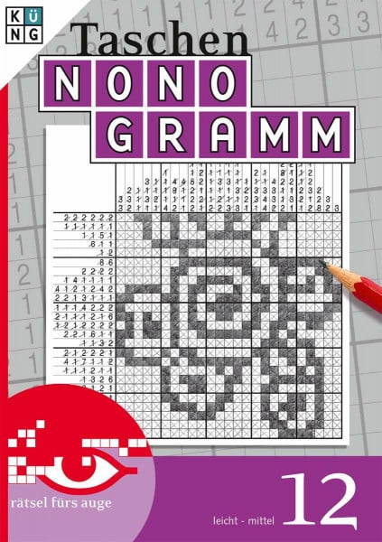 Conceptis Puzzles Taschen-Nonogramm 12: Rätsel fürs Auge (Taschen-Nonogramm Taschenbuch: Logik-Rätsel)