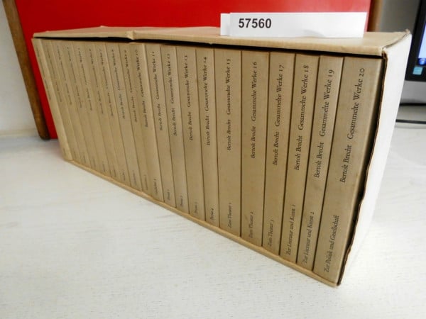 Brecht, Bertolt Gesammelte Werke: 20 Bände. (edition suhrkamp Werkausgabe)