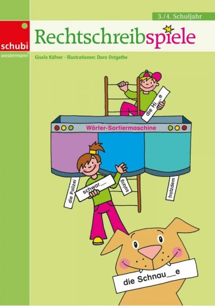 Ostgathe, Doro Rechtschreibspiele: 3. / 4. Schuljahr (Lernspiele für den Deutschunterricht: Rechtschreiben, Grammatik und Leseförderung)