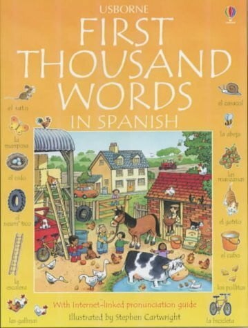 Amery, Heather First Thousand Words (Usborne First Thousand Words)
