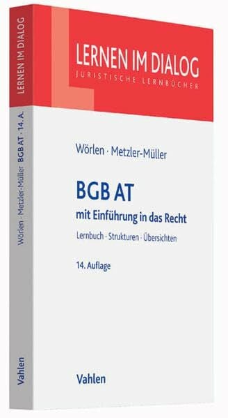 Wörlen, Rainer BGB AT: mit Einführung in das Recht