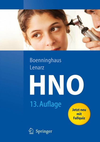 Boenninghaus, H.-G. Hals-Nasen-Ohren-Heilkunde (Springer-Lehrbuch)