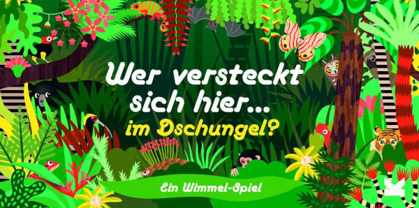 Caroline Selmes Wer versteckt sich hier im Dschungel? Ein Wimmel-Spiel