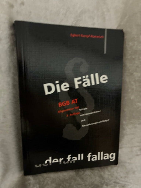 Rumpf-Rometsch, Egbert Die Fälle : BGB, AT
