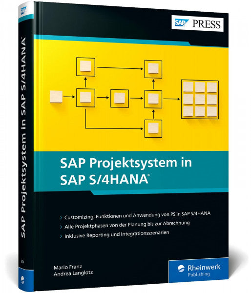 Franz, Mario SAP Projektsystem in SAP S/4HANA: Effizientes Projektmanagement mit PS in SAP S/4HANA – Das umfassende Handbuch (SAP PRESS)