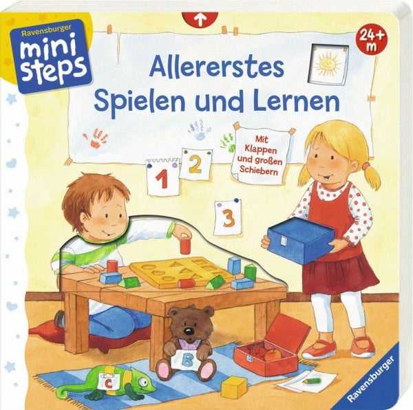 Grimm, Sandra Allererstes Spielen und Lernen: Ab 24 Monaten: Mit Klappen und großen Schiebern (ministeps Bücher)