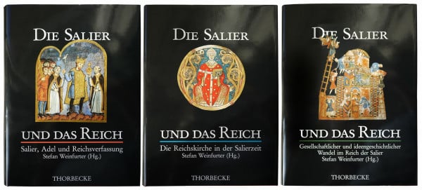 Siefarth, Frank M Die Salier und das Reich: Teil 1: Salier, Adel und Reichsverfassung. Teil 2: Die Reichskirche in der Salierzeit. Teil 3: Gesellschaftlicher und ideengeschichtlicher Wandel im Reich der Salier