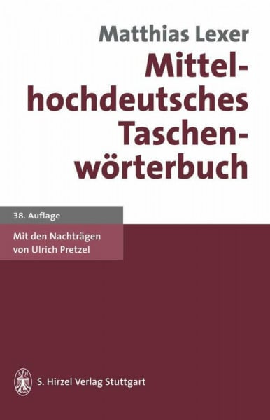 Lexer, Matthias Mittelhochdeutsches Taschenwörterbuch