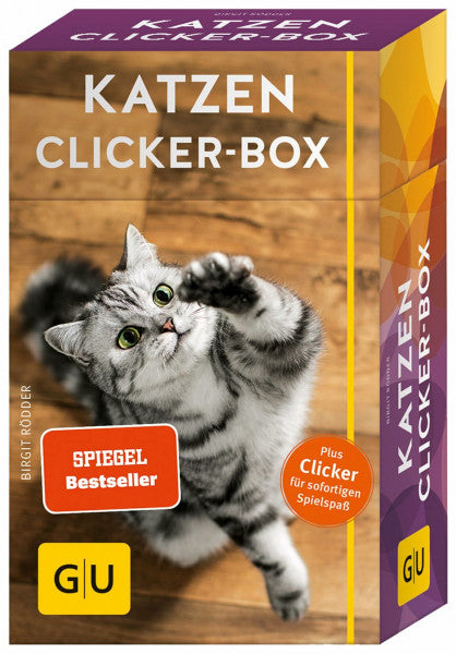 Rödder, Birgit Katzen-Clicker-Box: Clickertraining für Katzen – Training und Erziehung mit positiver Verstärkung. Inkl. Clicker (GU Katzen)