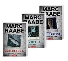 MARC RAABE Marc Raabe- Schlüssel 17/Zimmer 19/Die Hornisse (3 Psychothriller)