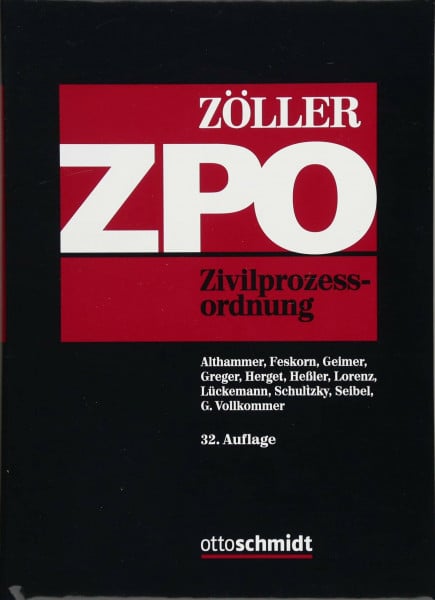 Zöller Zivilprozessordnung: Kommentar