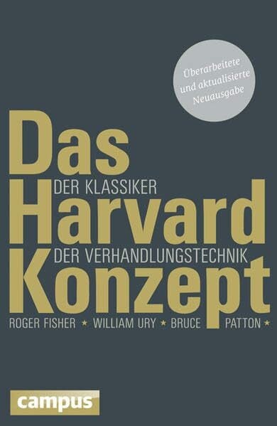 Fisher, Roger Das Harvard-Konzept: Der Klassiker der Verhandlungstechnik