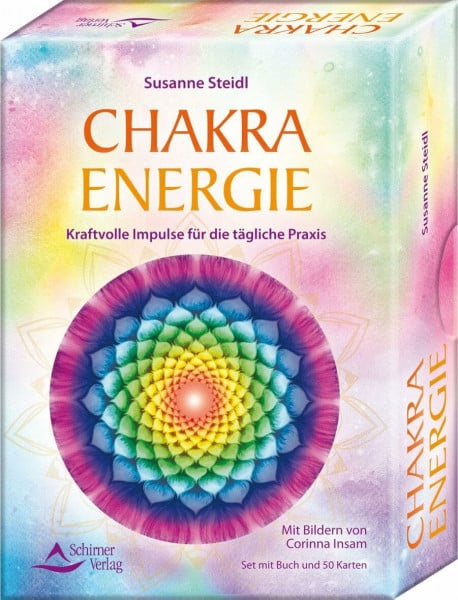 Schirner Verlag GmbH & Co. KG Chakra-Energie- Kraftvolle Impulse für die tägliche Praxis: - 50 Karten mit Begleitbuch