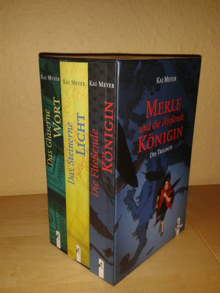 Meyer, Kai Merle und die Fließende Königin, 3 Bde. im Schuber: Die fließende Königin, Das Steinerne Licht, Das gläserne Wort