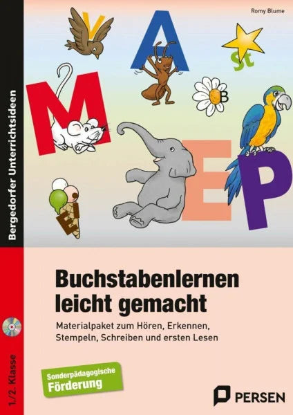 Blume, Romy Buchstabenlernen leicht gemacht: Materialpaket zum Hören, Erkennen, Stempeln, Schreiben und ersten Lesen (1. und 2. Klasse)