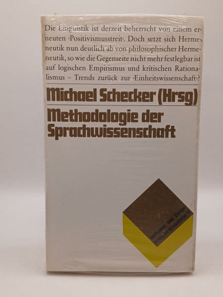 Schecker, Michael Methodologie der Sprachwissenschaft (Kritische Wissenschaft)