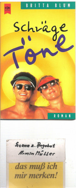 Blum, Britta Schräge Töne: Roman