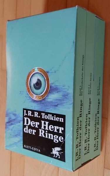 John Ronald Reuel Tolkien Der Herr der Ringe: Die Gefährten / Die zwei Türme / Die Wiederkehr des Königs. 3 Bände.