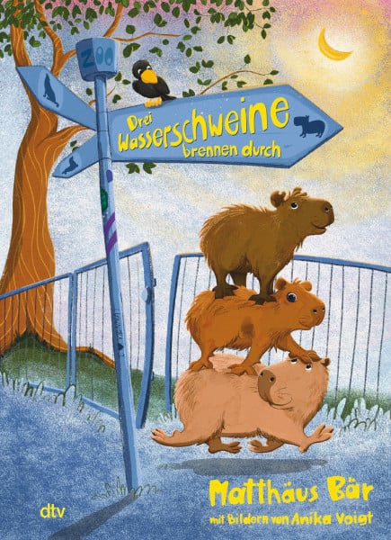 Bär, Matthäus Drei Wasserschweine brennen durch: Lustiges Tier-Abenteuer zum Vorlesen ab 6 Jahren (Die Wasserschwein-Reihe, Band 1)