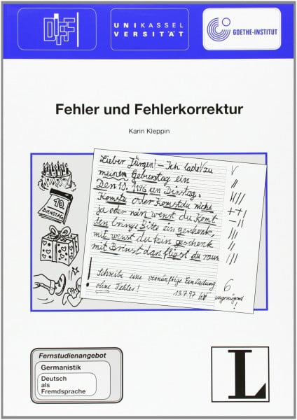 Kleppin, Karin Fehler und Fehlerkorrektur (Das Fernstudienangebot Deutsch als Fremdsprache)