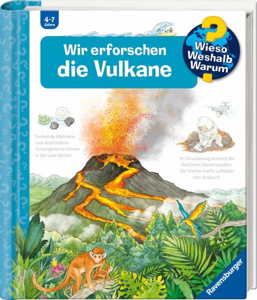 Voigt, Silke Wieso? Weshalb? Warum?, Band 4 - Wir erforschen die Vulkane (Sachbuch ab 4 Jahre - mit Klappen) (Kernreihe, 4)