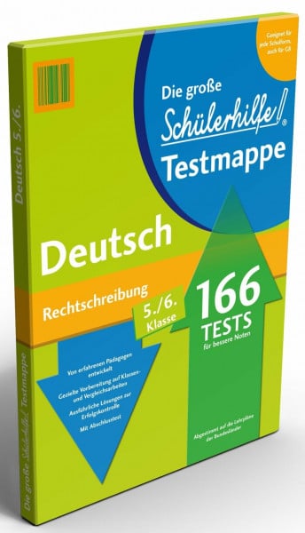 Tandem Verlag Testmappe Deutsch Rechtschreibung (Kl. 5.-6.)