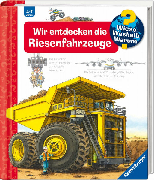 Nieländer, Peter Wieso? Weshalb? Warum?, Band 6 - Wir entdecken die Riesenfahrzeuge (Sachbuch ab 4 Jahre - mit Klappen) (Kernreihe, 6)