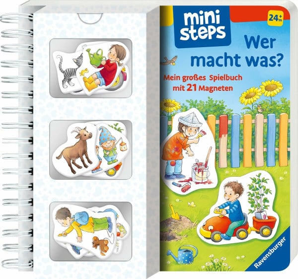 Senner, Katja ministeps: Wer macht was?: Mein großes Spielbuch mit 21 Magneten. Ab 24 Monaten