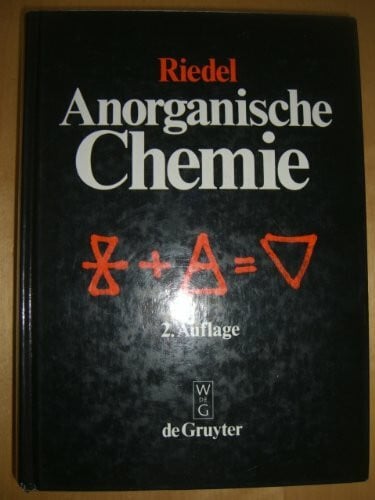 Riedel, Erwin RIEDEL:ANORGANISCHE CHEMIE (SCHWARZ) 2A AE