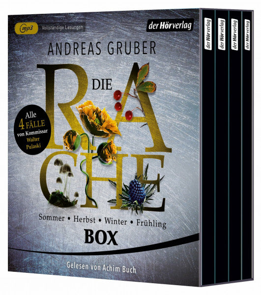 Gruber, Andreas Rache-Box. Alle Fälle für Pulaski und Meyers: Rachesommer – Racheherbst – Rachewinter - Rachefrühling