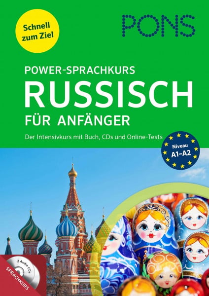 PONS Power-Sprachkurs Russisch für Anfänger: Russisch lernen mit Buch, Audio+MP3-CDs und Online-Tests: Der Intensivkurs mit Buch, CDs und Online-Tests