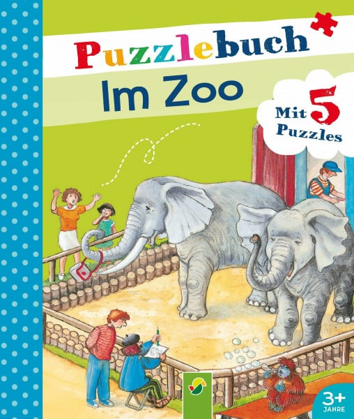 Borchert, Judith Puzzlebuch Im Zoo: Mit 5 Puzzles